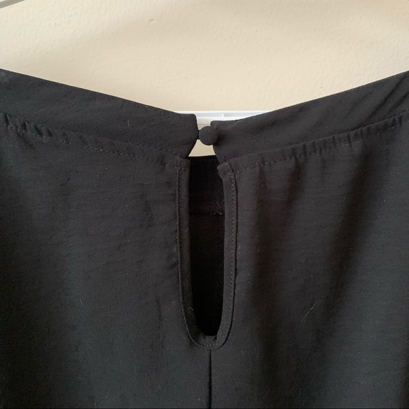 Black dolman sleeve top with belt - Picture 4 of 5